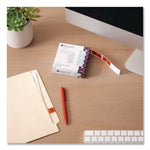 Smead Yearly End Tab File Folder Labels, 0.75" x 1.5", Orange, 500/Roll (68326)