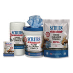 SCRUBS Hand Cleaner Towels Refill, 10" x 12", 72 Towels/Pack, 6 Packs/Carton (42270)