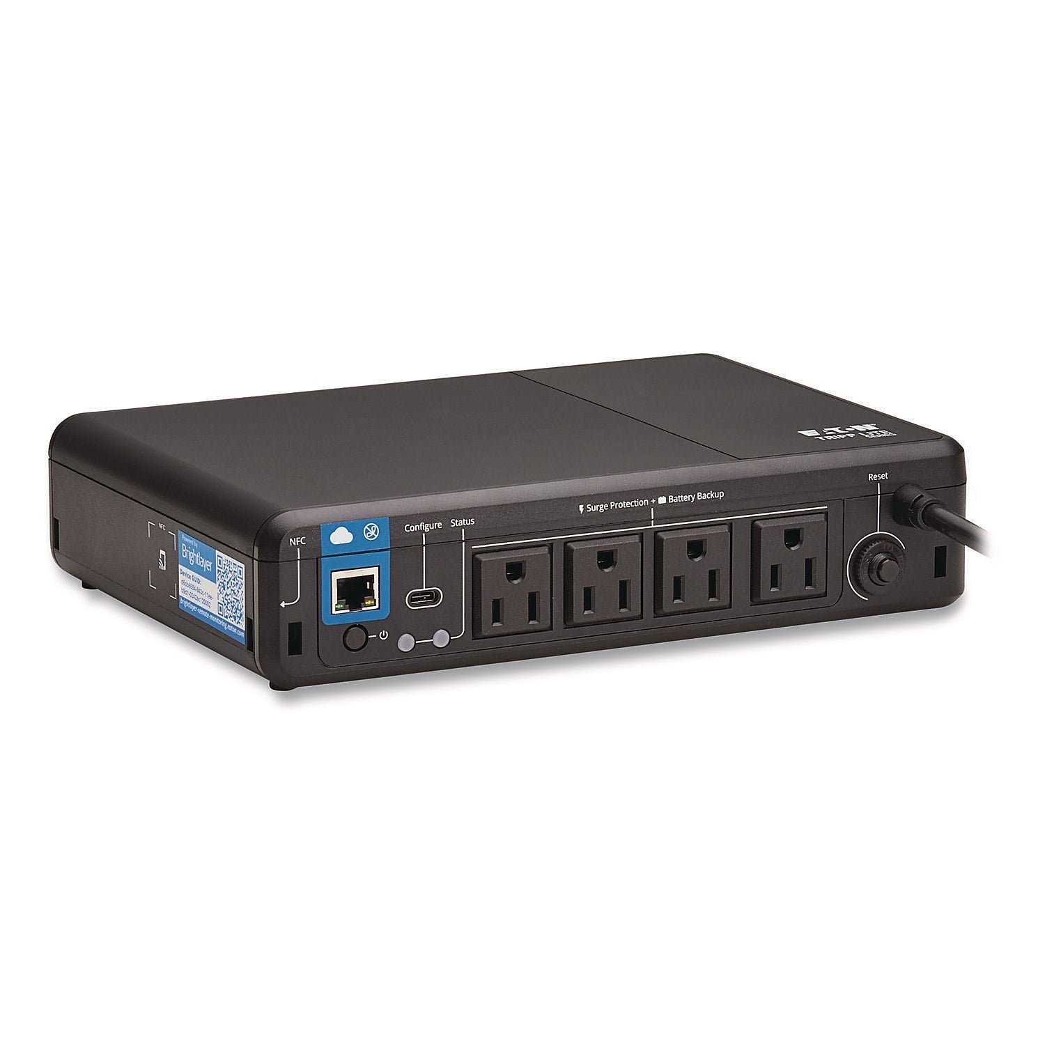Tripp Lite by Eaton Standby Cloud-Connected UPS with Remote Monitoring, 4 Outlets, 600 VA, 190 J (BC600RNC)