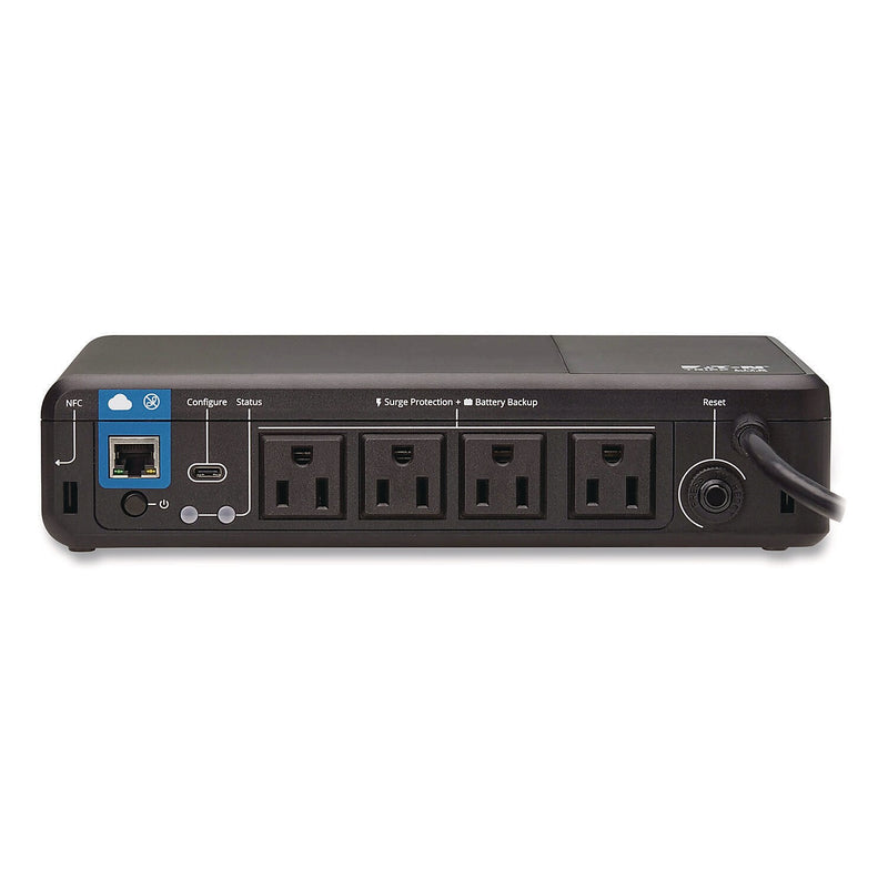 Tripp Lite by Eaton Standby Cloud-Connected UPS with Remote Monitoring, 4 Outlets, 600 VA, 190 J (BC600RNC)