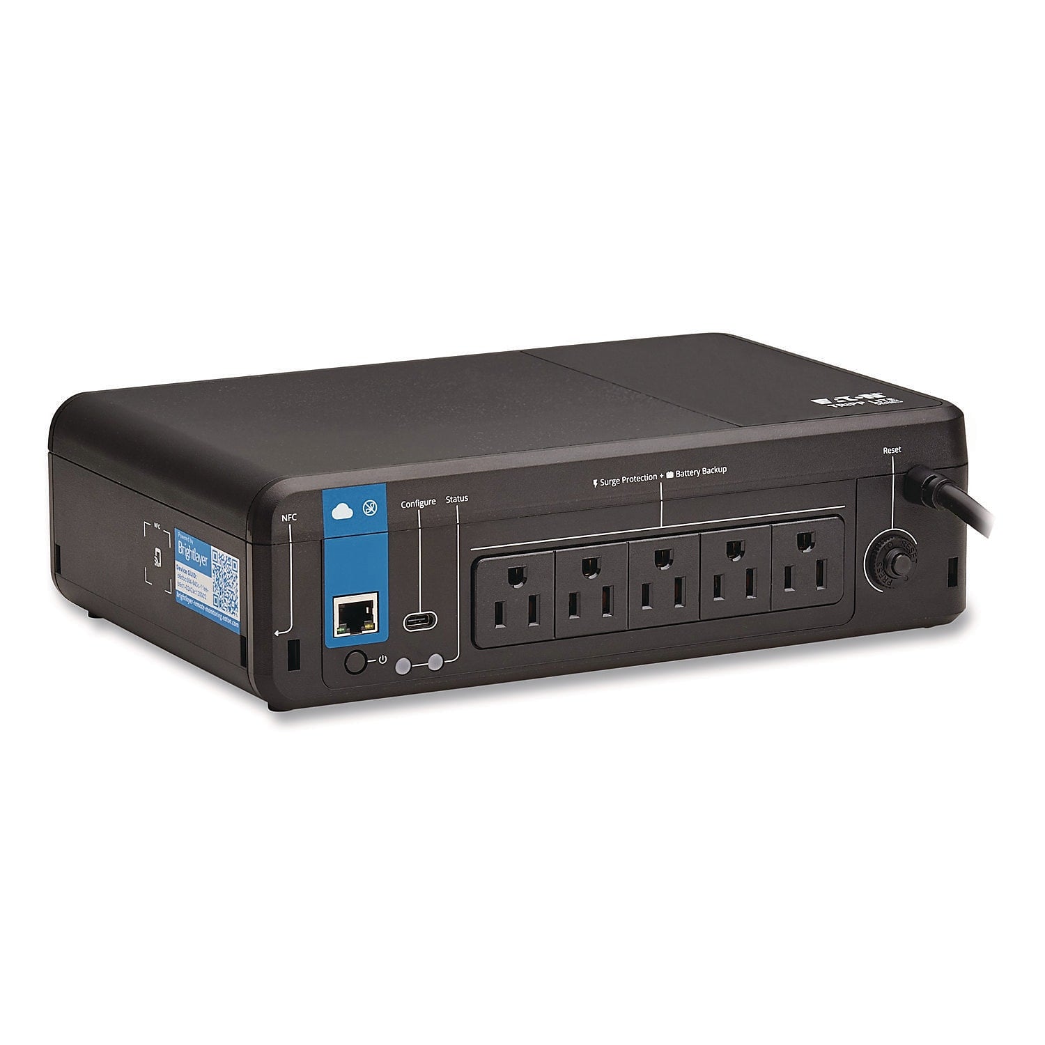 Tripp Lite by Eaton Standby Cloud-Connected UPS with Remote Monitoring, 5 Outlets, 850 VA, 190 J (BC850RNC)