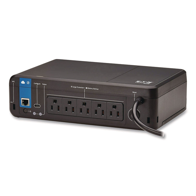 Tripp Lite by Eaton Standby Cloud-Connected UPS with Remote Monitoring, 5 Outlets, 850 VA, 190 J (BC850RNC)
