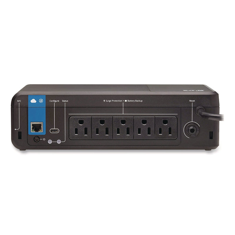 Tripp Lite by Eaton Standby Cloud-Connected UPS with Remote Monitoring, 5 Outlets, 850 VA, 190 J (BC850RNC)
