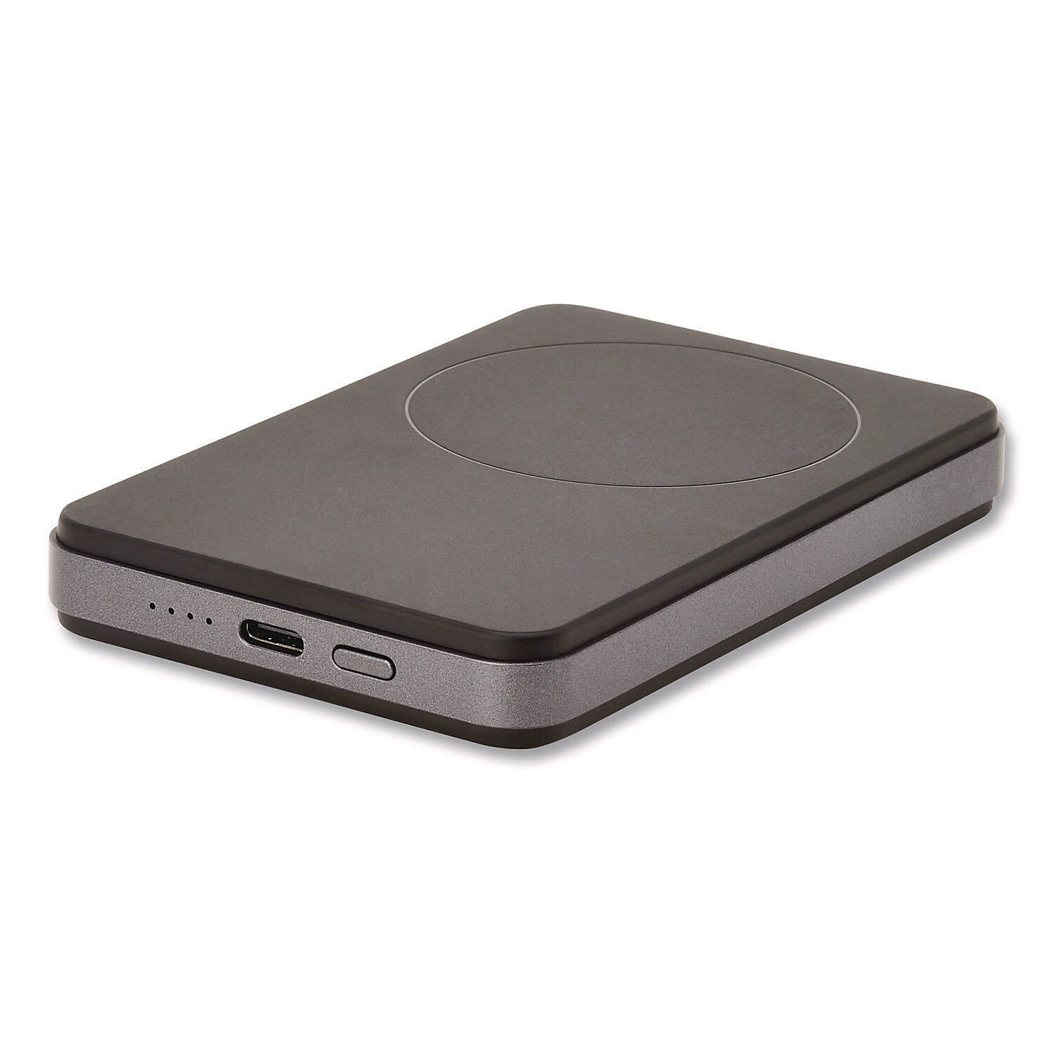 Tripp Lite Wireless Magnetic Charging Power Bank for Multiple Brands, 4000 mAh, Gray (UPB04K01CM)