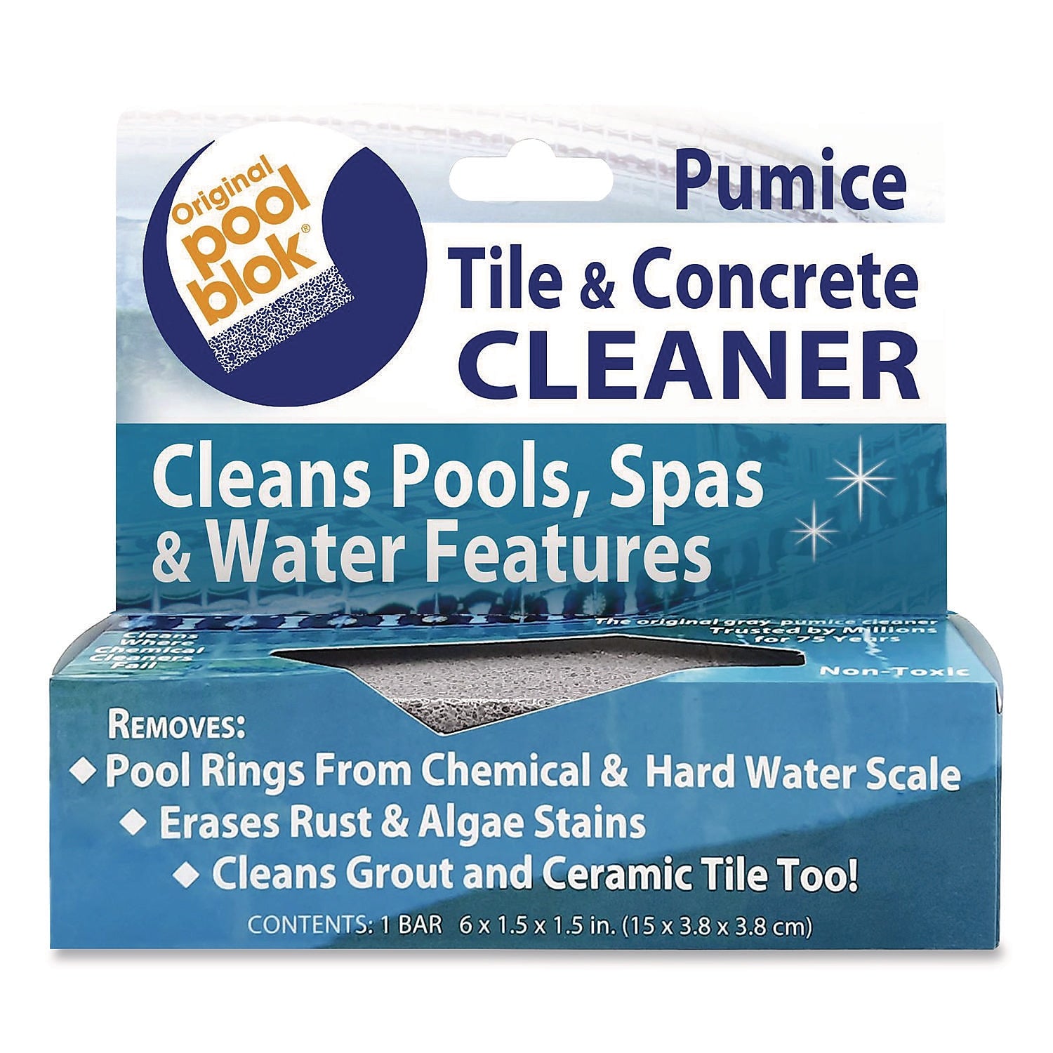 Pumie Tile and Concrete Cleaner, Gray, 12/Carton (UPMPB80Q)
