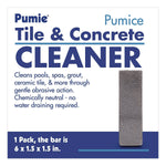 Pumie Tile and Concrete Cleaner, Gray, 12/Carton (UPMPB80Q)