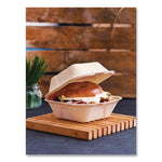 Vegware Nourish Molded Fiber Compostable Takeout Containers, 400/Carton (VW-HC6NFA)