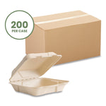 Vegware Nourish Molded Fiber Compostable Takeout Containers, 200/Carton (VW-HC91NFA)