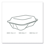 Vegware Nourish Molded Fiber Compostable Takeout Containers, 200/Carton (VW-HC96NFA)