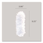 O-Cedar Flex and Catch Heavy Duty Duster Refill, White, 10/Pack, 4 Packs/Carton (172170CT)