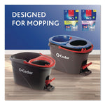 O-Cedar Cleaning PACS Floor Cleaner, Crisp Citrus Scent, 0.426 oz., 10/Pack, 8 Packs/Carton (FHD172400CT)