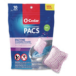 O-Cedar Cleaning PACS Floor Cleaner, Lavender Scent, 0.426 oz., 10/Pack, 8 Packs/Carton (FHD172402CT)