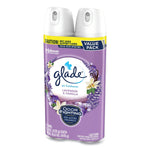 Glade Air Freshener Aerosol, Lavender and Vanilla Scent, 8.3 oz., 2/Pack, 3 Packs/Carton (SJN377371)
