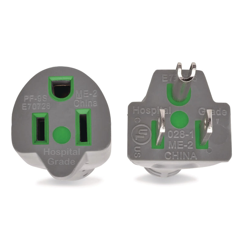 Tripp Lite by Eaton 15' Hospital-Grade Extension Cord, 14 AWG, Gray (P024015GYHG)