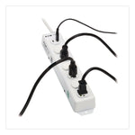 Tripp Lite by Eaton Safe-IT 6-Outlet Medical-Grade Power Strip, 2 ft., White (PS602HGUSB)