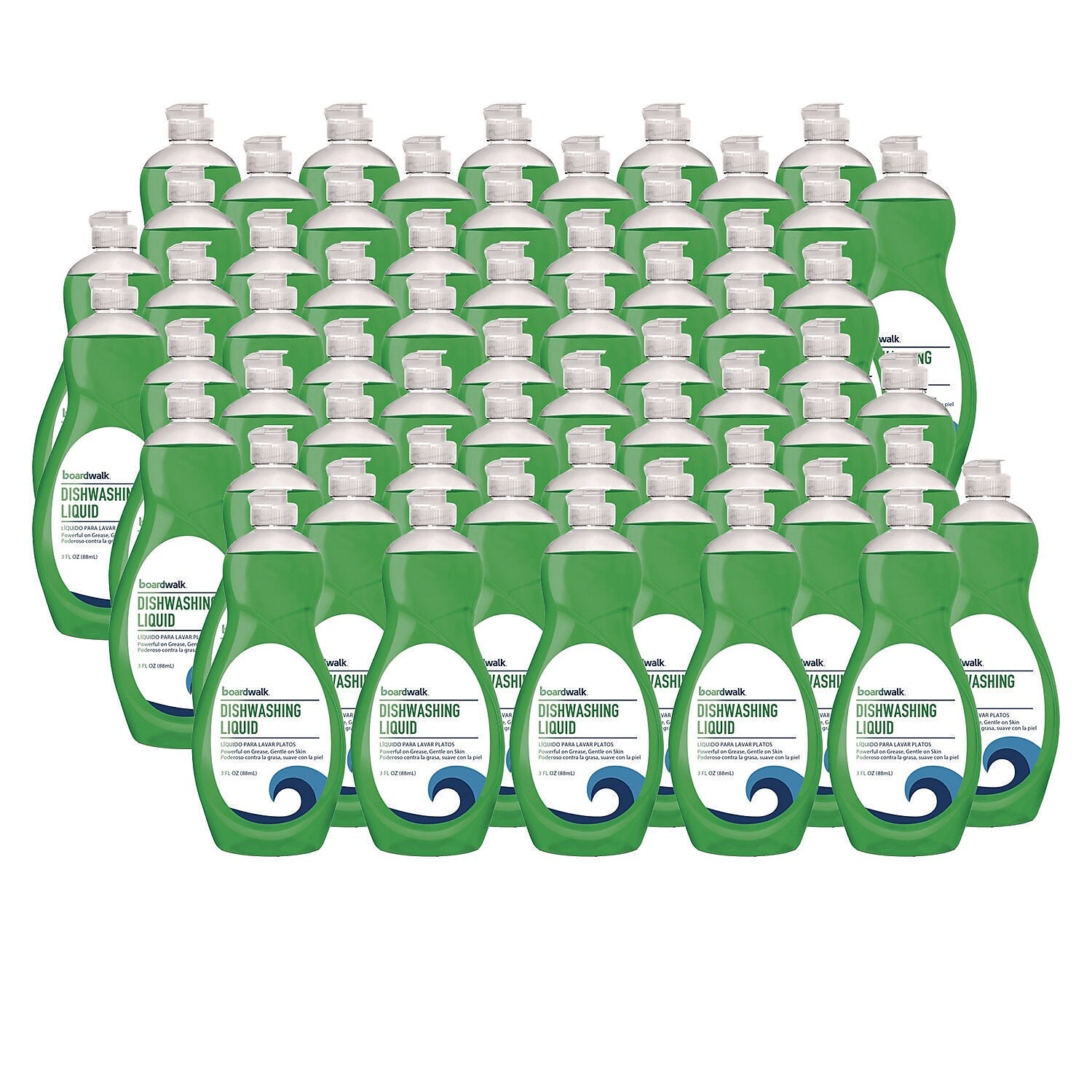 Boardwalk Dish Soap, Fresh Scent, 3 oz., 72/Carton (BWK01417)
