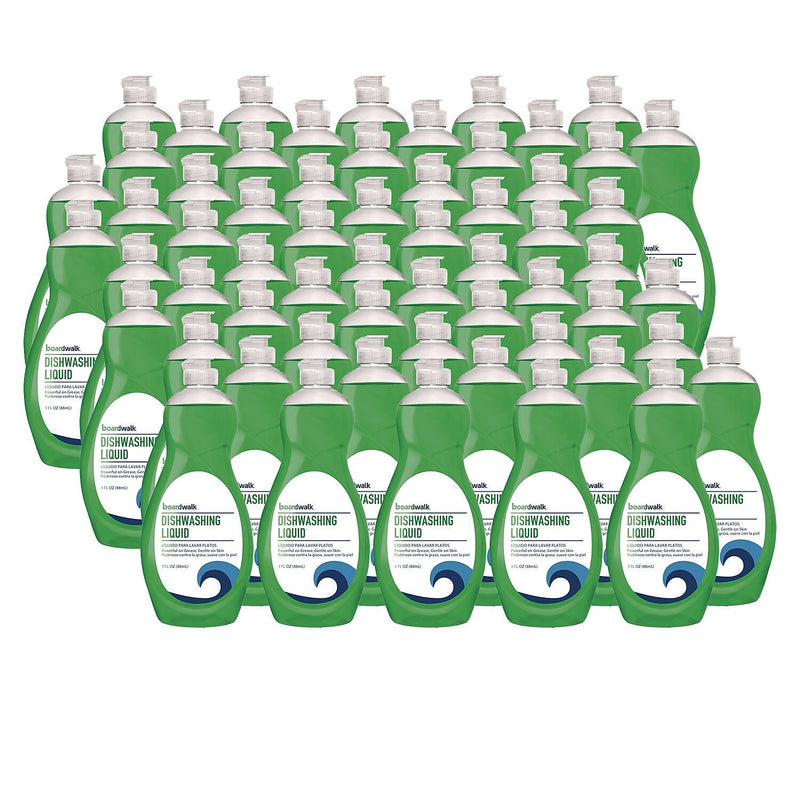 Boardwalk Dish Soap, Fresh Scent, 3 oz., 72/Carton (BWK01417)