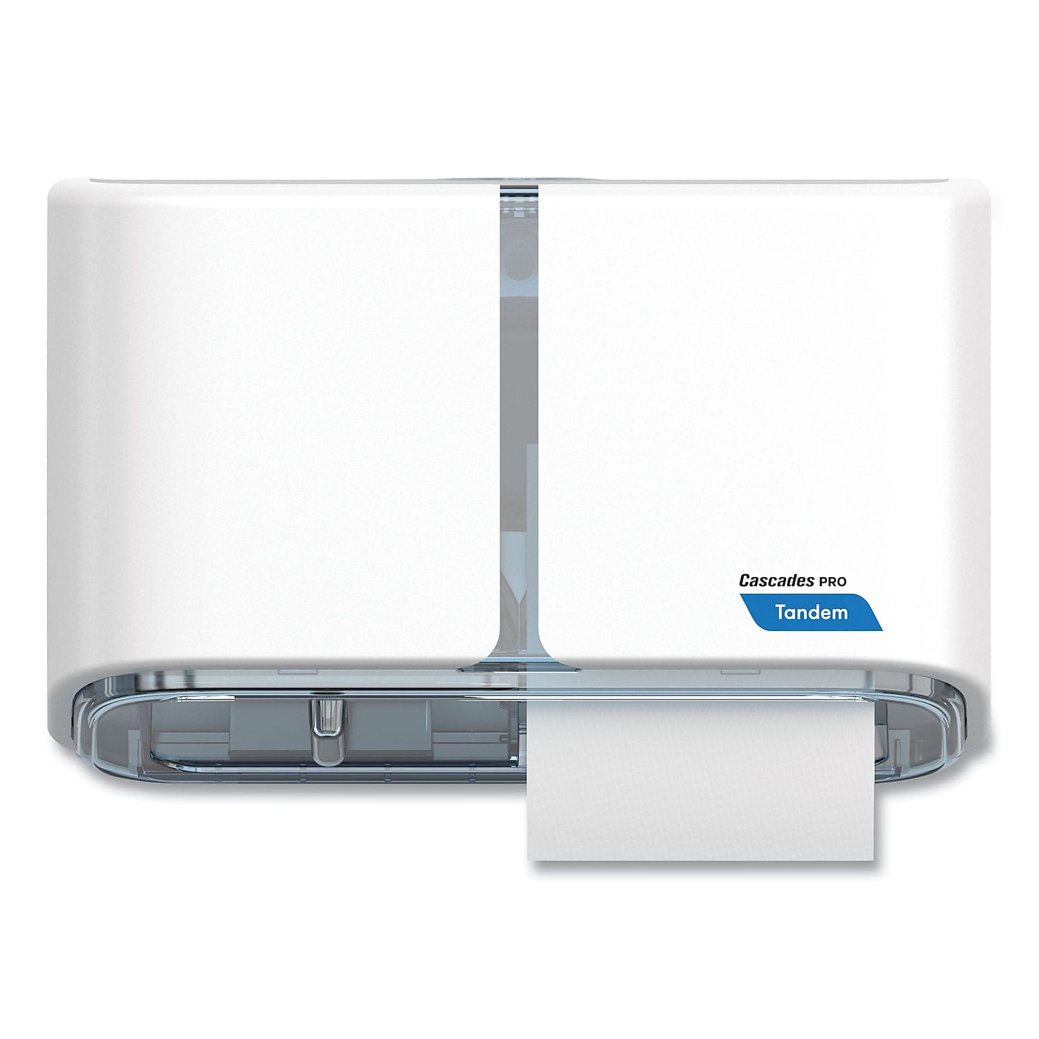 Cascades PRO Tandem No Touch High Capacity Toilet Paper Dispenser, White (C313)