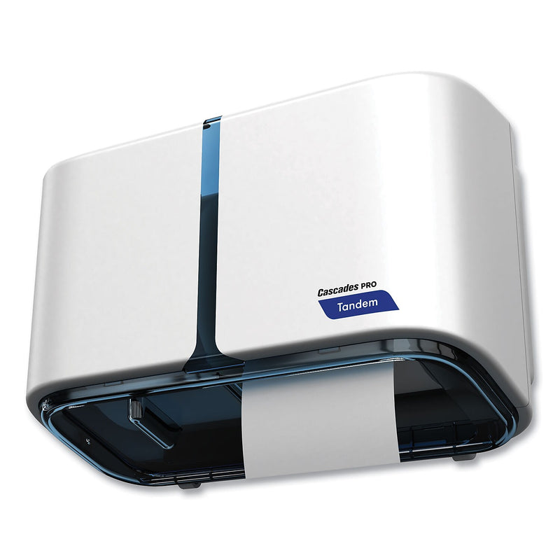 Cascades PRO Tandem No Touch High Capacity Toilet Paper Dispenser, White (C313)