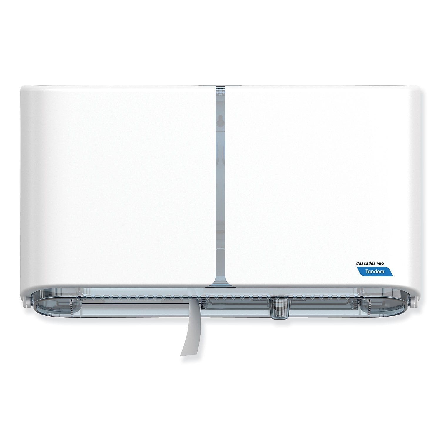 Cascades PRO Tandem Double Roll Jumbo Roll Toilet Paper Dispenser, White (C381)