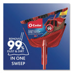 O-Cedar PowerCorner One Sweep LG Angled Broom & Step-On Dustpan, Multicolored (172134EA)