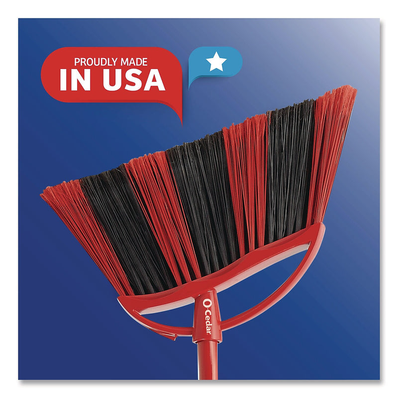 O-Cedar PowerCorner One Sweep LG Angled Broom & Step-On Dustpan, Multicolored (172134EA)