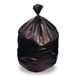 Heritage 56 Gallon Commercial Trash Bag, Low Density, 1.5 mil, Black, 100/Carton (H9250AK)