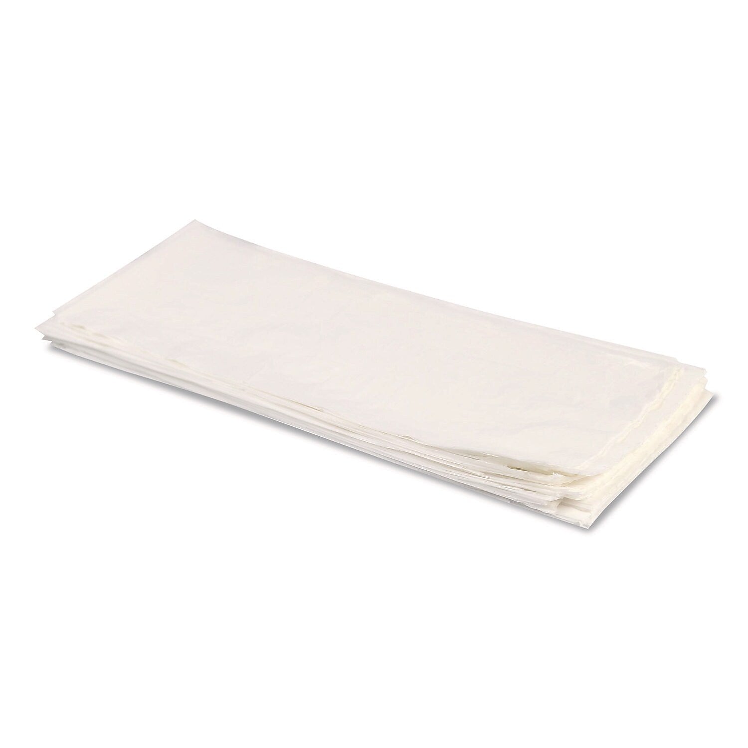 Heritage 56 Gallon Commercial Trash Bag, Low Density, 1.1 mil, Clear, 100/Carton (H9250SC)