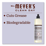 Mrs. Meyer's Clean Day Dish Soap, Lavender Scent, 16 oz., 6/Carton (SJN370041)