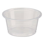 Dixie Plastic Souffle/Portion Cups, 2 oz., Clear, 200 Cups/Pack, 12 Packs/Carton (PP20CLEAR)