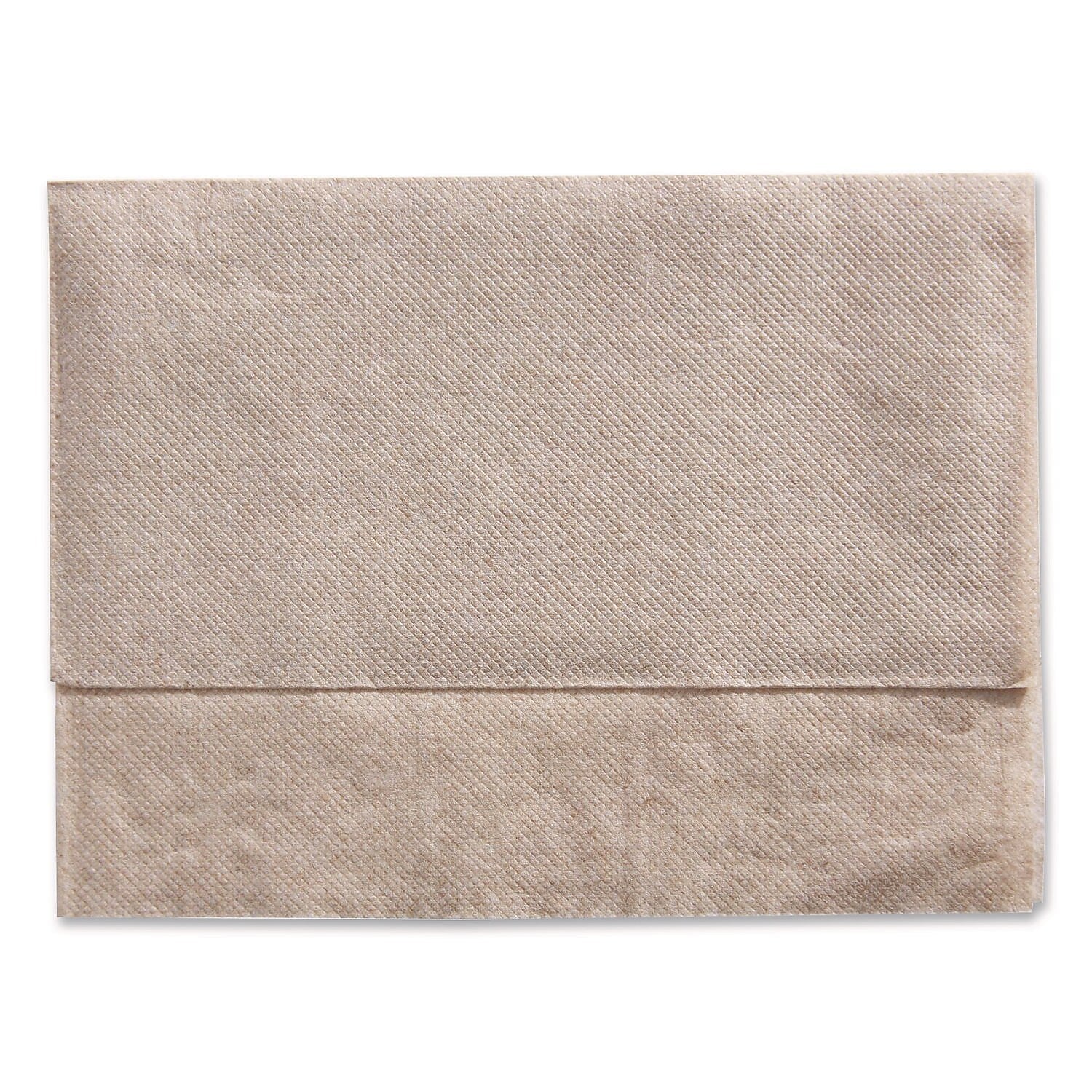 Georgia Pacific Professional Dixie Recycled Lunch Napkin, 1-Ply, Brown, 600 Napkins/Pack, 12 Packs/Carton (37835)