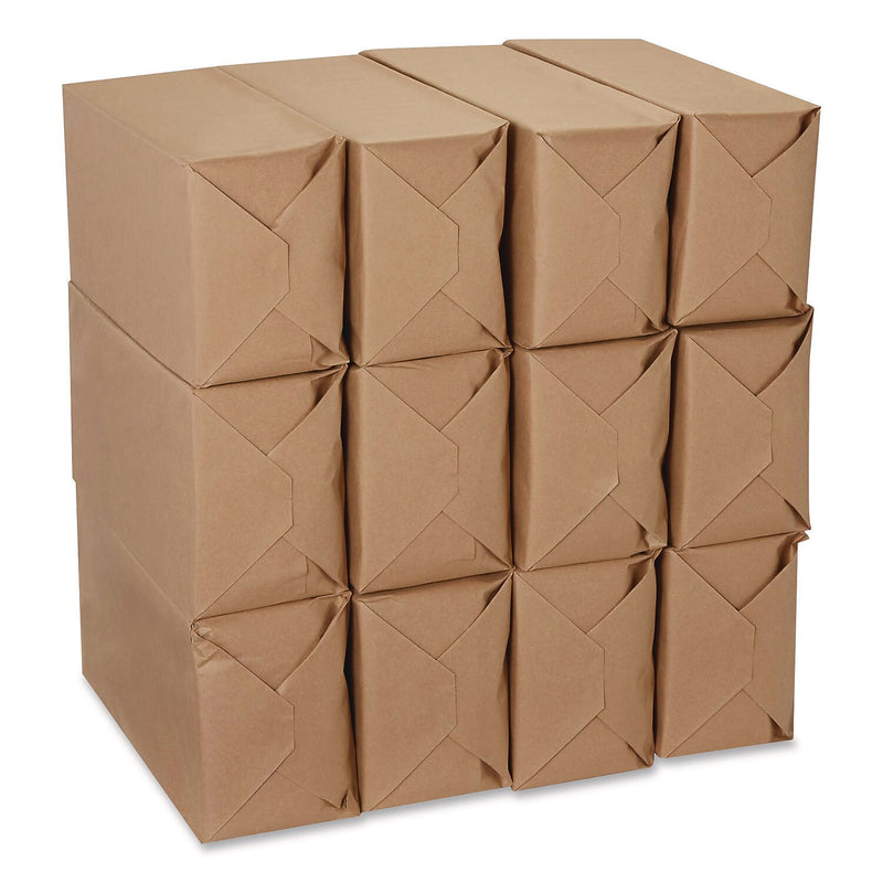 Georgia Pacific Professional Dixie Recycled Lunch Napkin, 1-Ply, Brown, 600 Napkins/Pack, 12 Packs/Carton (37835)