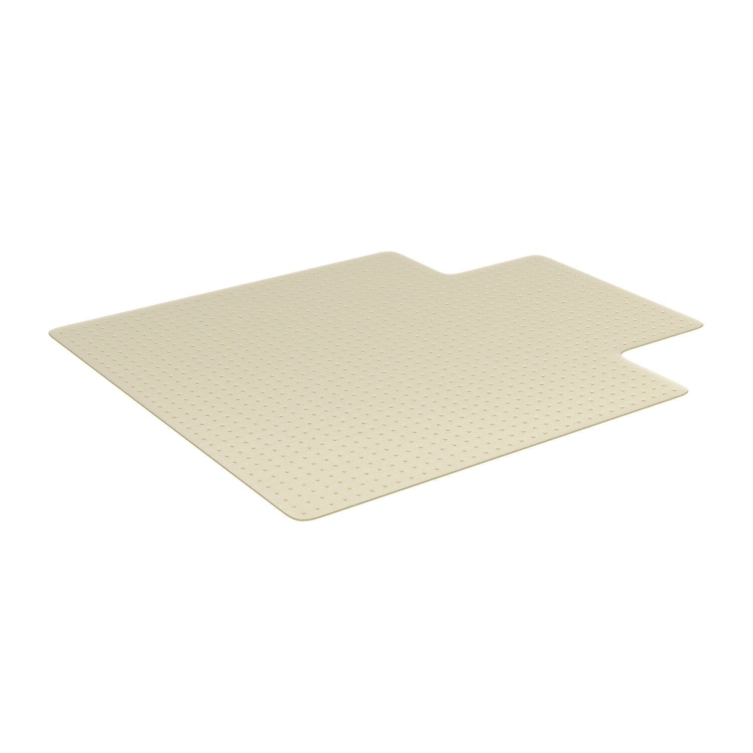 Deflect-O Oceanmat Carpet Chair Mat with Lip, 45" x 53", Designed for Low-Pile Carpet, Clear Plastic (CM1K232OCB)