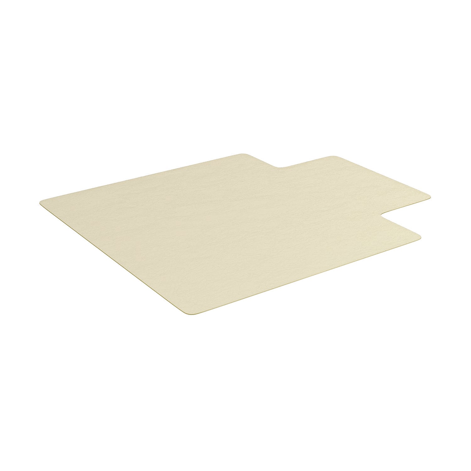 Deflect-O Oceanmat Hard Floor Chair Mat with Lip, 45" x 53", Clear Plastic (CM2G232OCB)