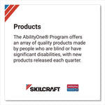 AbilityOne SKILCRAFT General Purpose Folding Utility Knife, Yellow/Black (5110-01-719-4844)