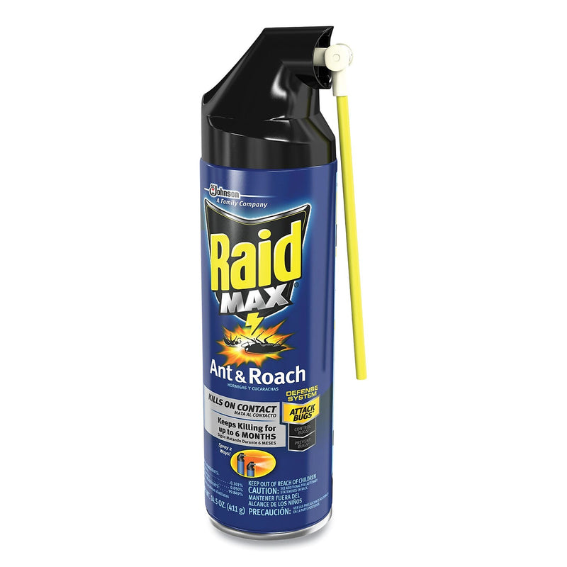 Raid Aerosol Spray for Ants & Roaches, 14.5 oz., 6/Carton (345742)
