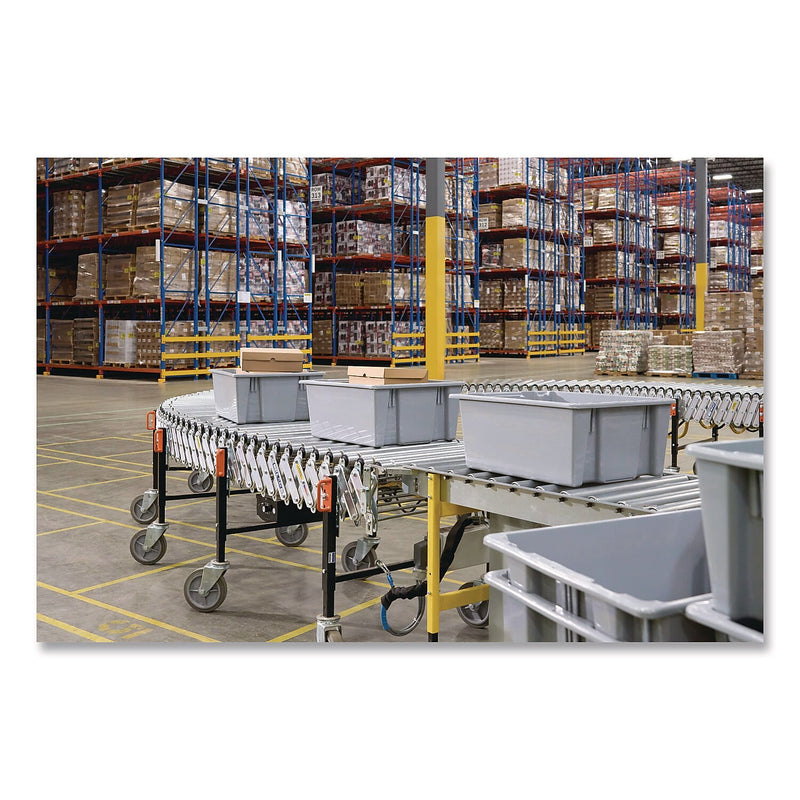 Rubbermaid Commercial Palletote Box, Plastic, Gray (FG172200GRAY)