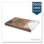 Dixie Paper Greaseproof Liftoff Pan Liner, 24.38" x 16.38", White, 1,000/Carton (DXE27SGP)