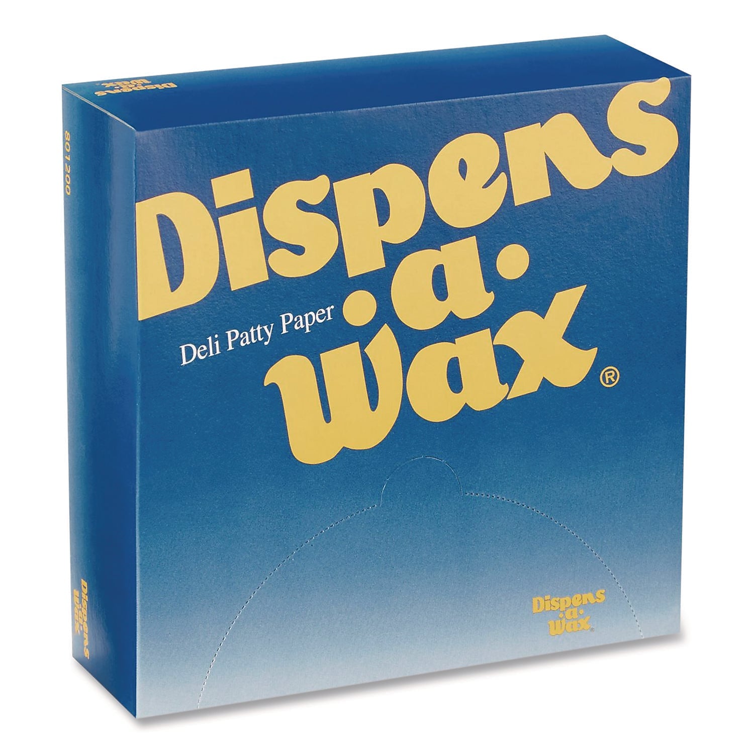 Dixie Dispens-A-Wax Waxed Deli Patty Paper, 6" x 6", 1,000/Box, 10 Boxes/Carton (801200)