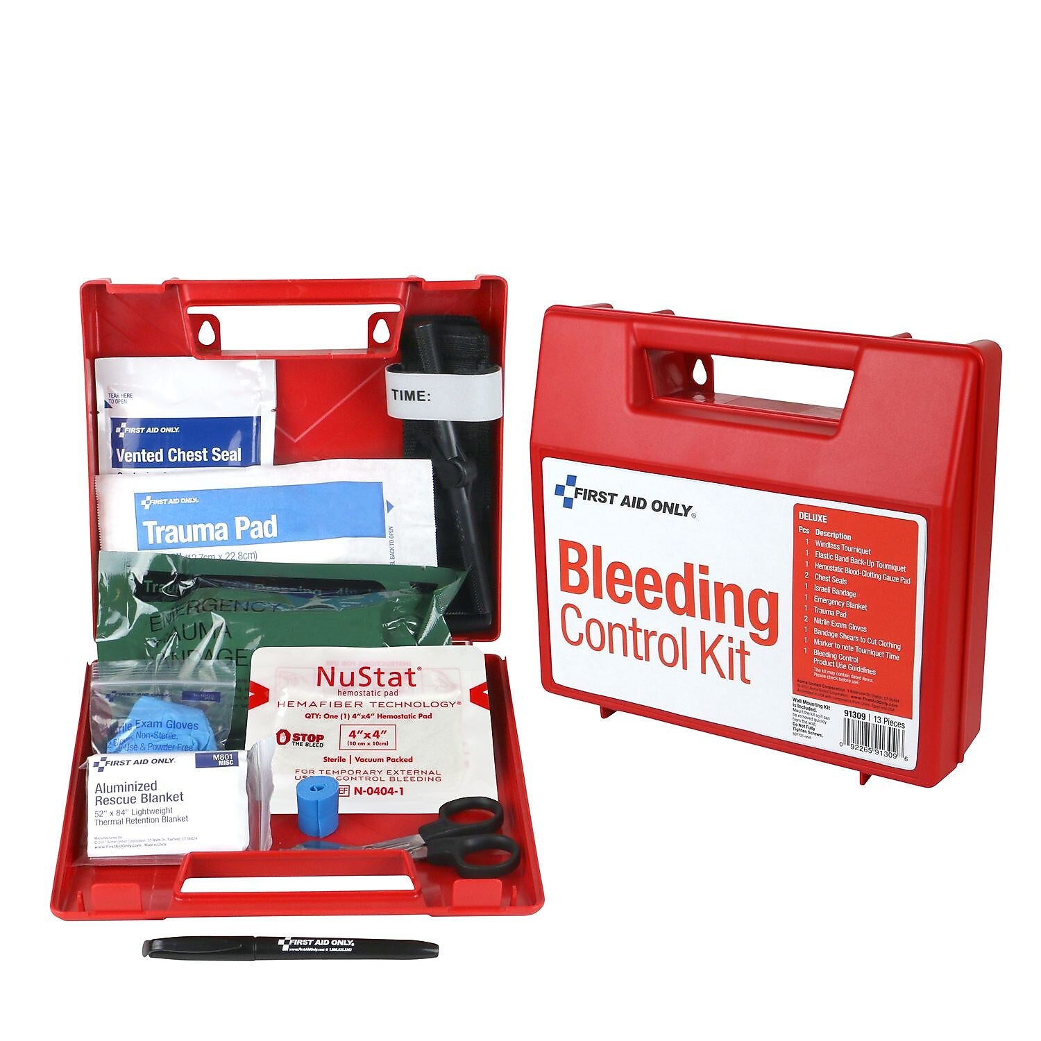 First Aid Only 14-Piece Bleeding Control Kit (91309)