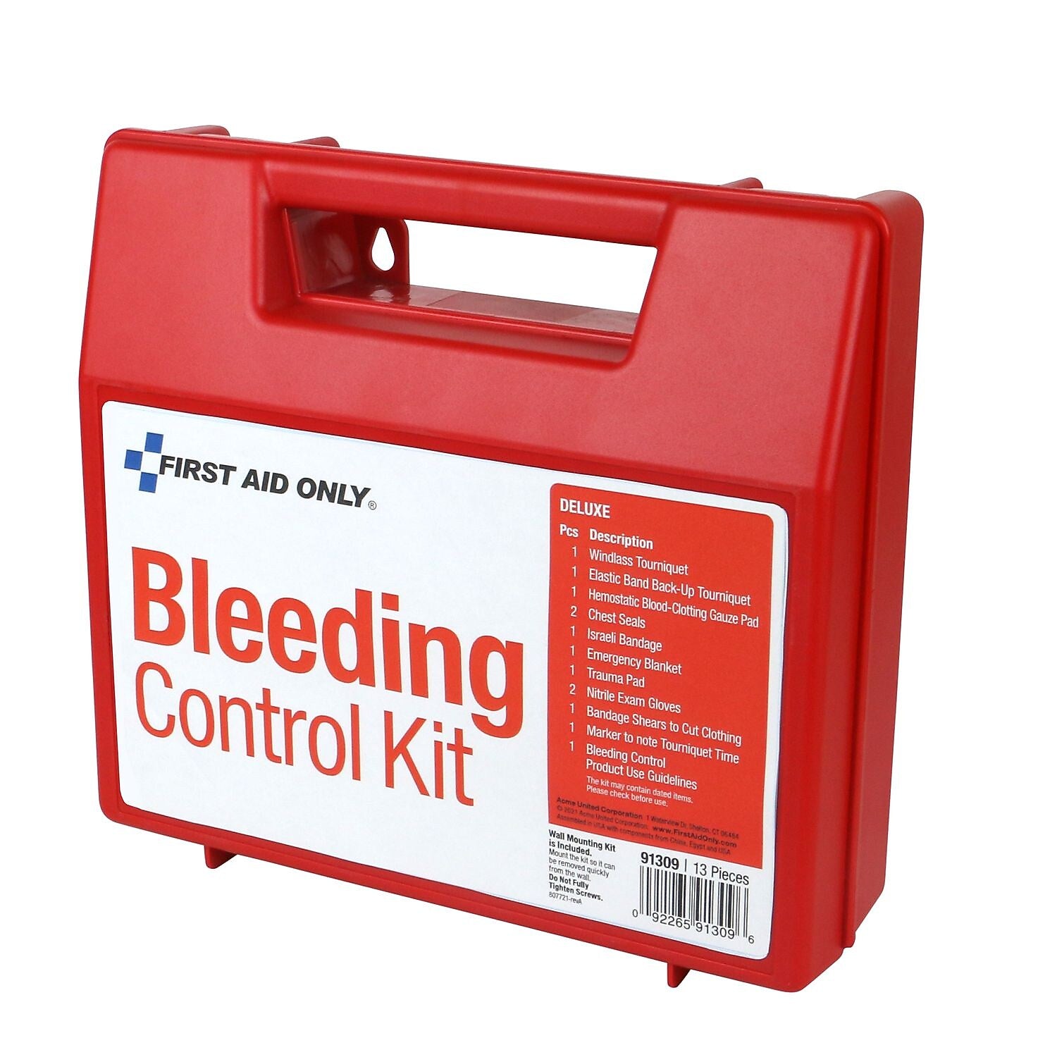 First Aid Only 14-Piece Bleeding Control Kit (91309)