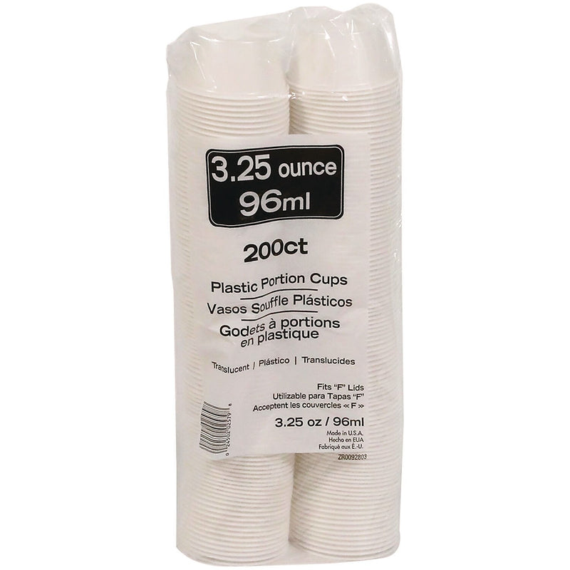 Pactiv 3.25 oz. Portion Cup, Clear, Plastic, 3000/Carton (PCTYS300A)