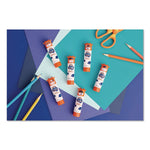 Elmer's BlooStick Buddies and Disappearing Purple Washable Removable Glue Stick Combo Pack, 0.21 oz., Clear, 12/Pack (2213736)