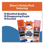 Elmer's Washable Removable Glue Stick Variety Pack, 0.21 oz., Clear, 30/Pack (2213791)