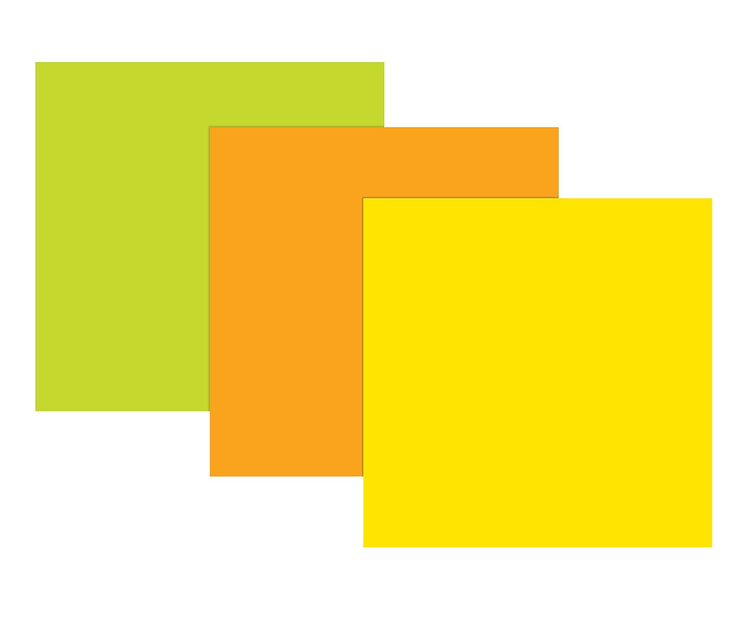 Post-it Big Notes Super Sticky Notes, 11" x 11", Orange, 30 Sheets/Pad (BN11O)