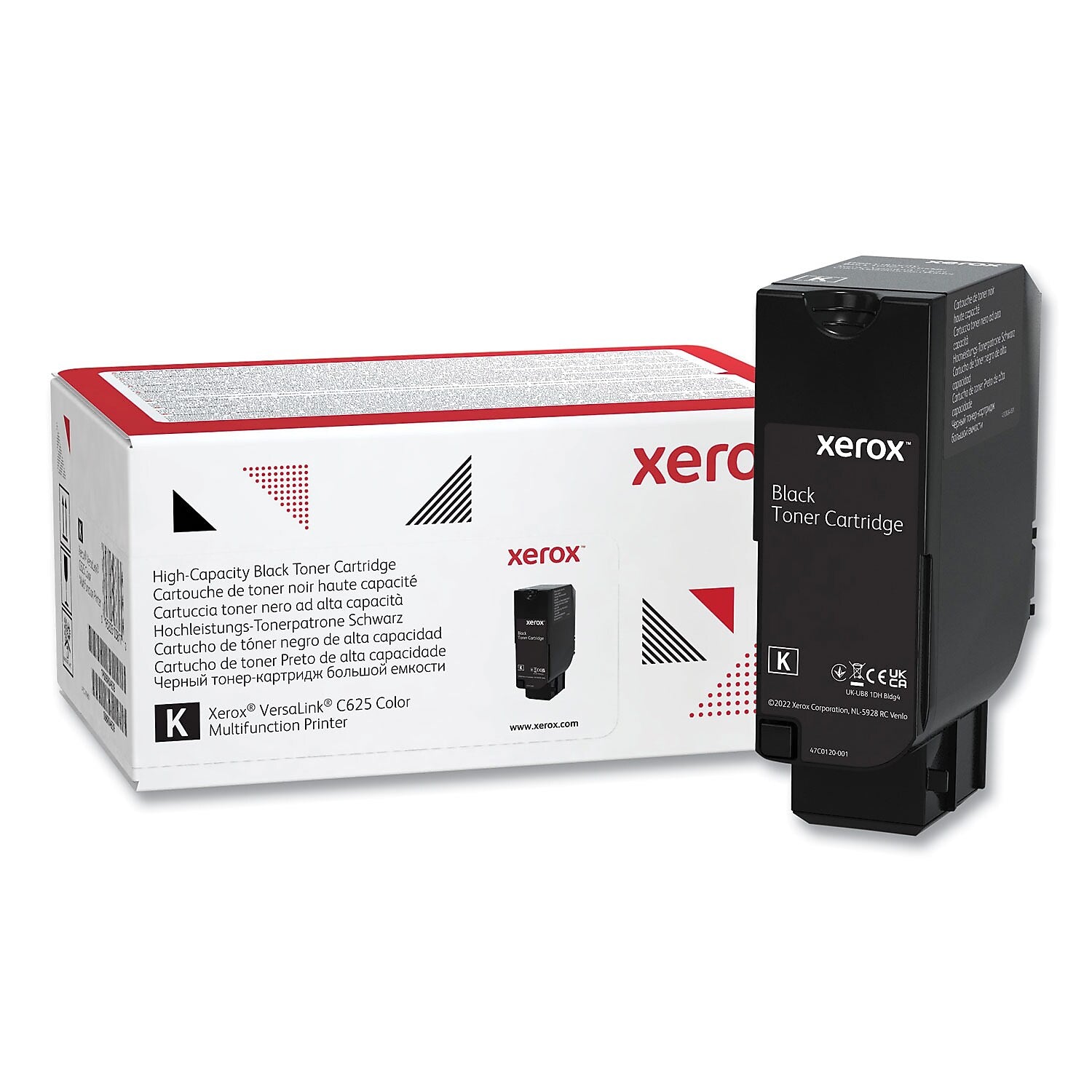 Xerox 006R04636 Black High Yield Toner Cartridge, Prints Up to 25,000 Pages