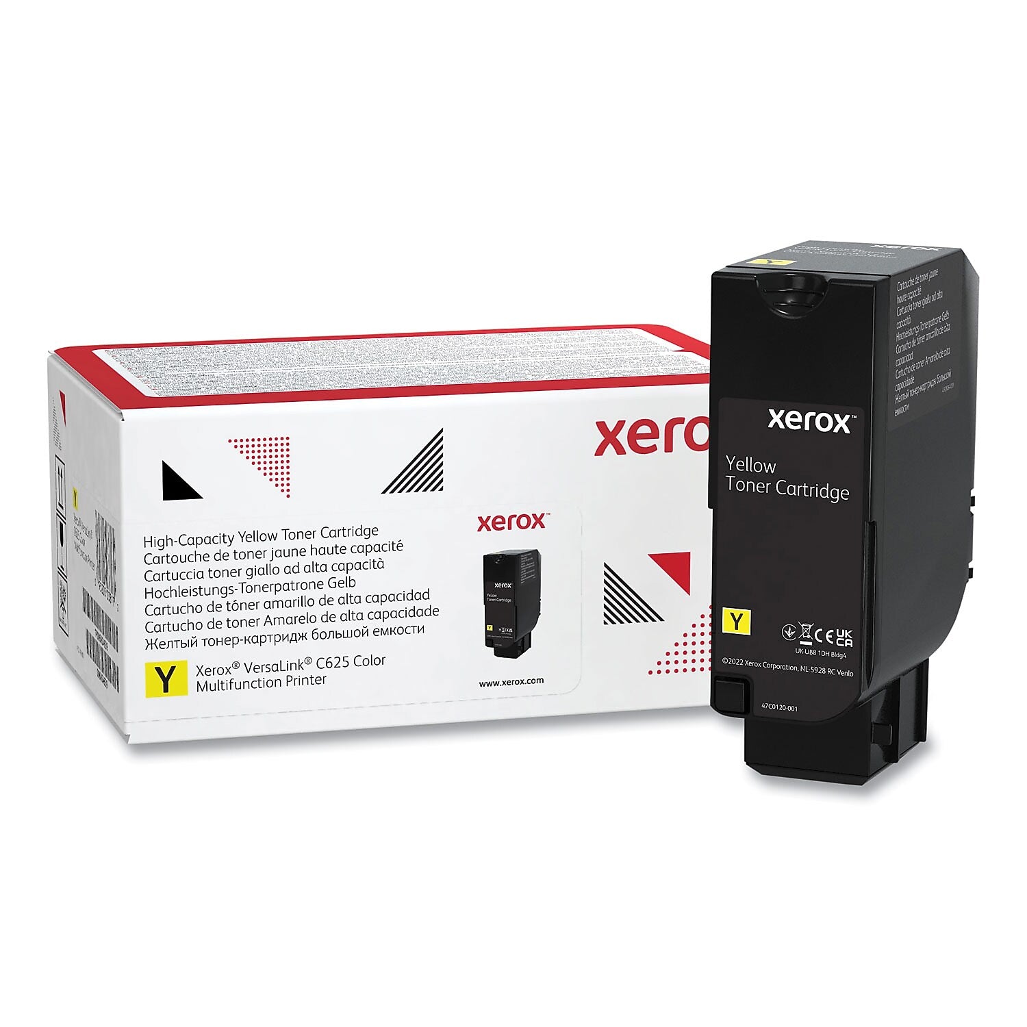 Xerox 006R04639 Yellow High Yield Toner Cartridge, Prints Up to 16,000 Pages