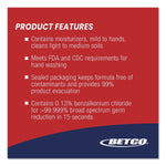 Betco Antibacterial Foaming Hand Soap, Fresh Scent, 1 Gal., 4/Carton (7510400)
