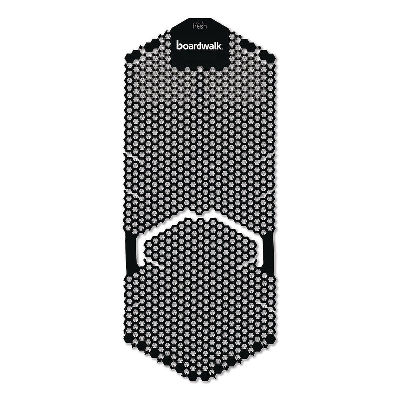 Boardwalk Vertical Anti-Splash Urinal Screen, Midnight Coast Scent, Black, 6/Carton (TSU-P-006I006I-56-AAS80)