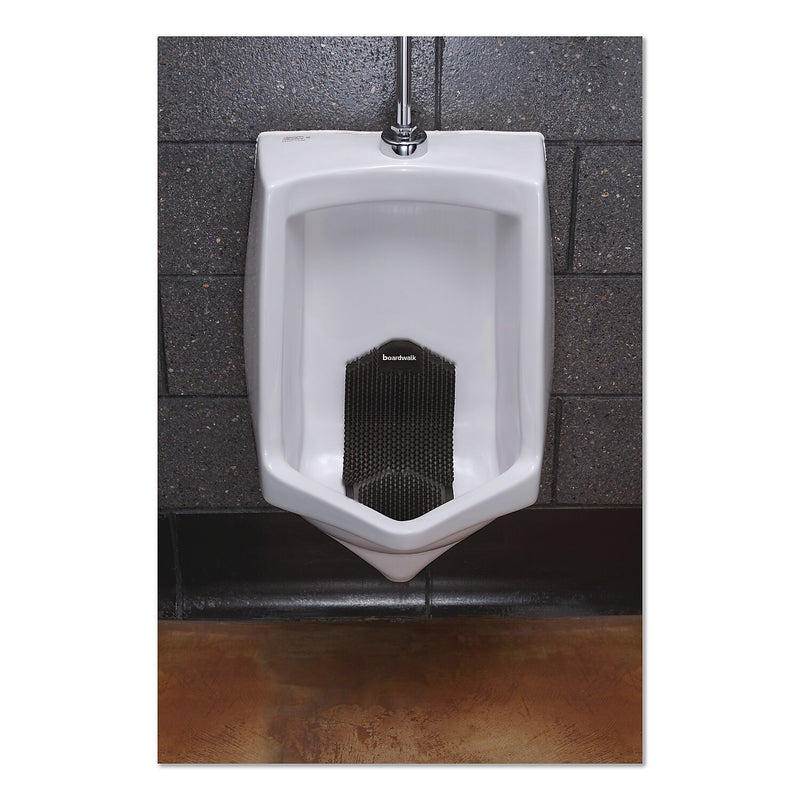 Boardwalk Vertical Anti-Splash Urinal Screen, Midnight Coast Scent, Black, 6/Carton (TSU-P-006I006I-56-AAS80)